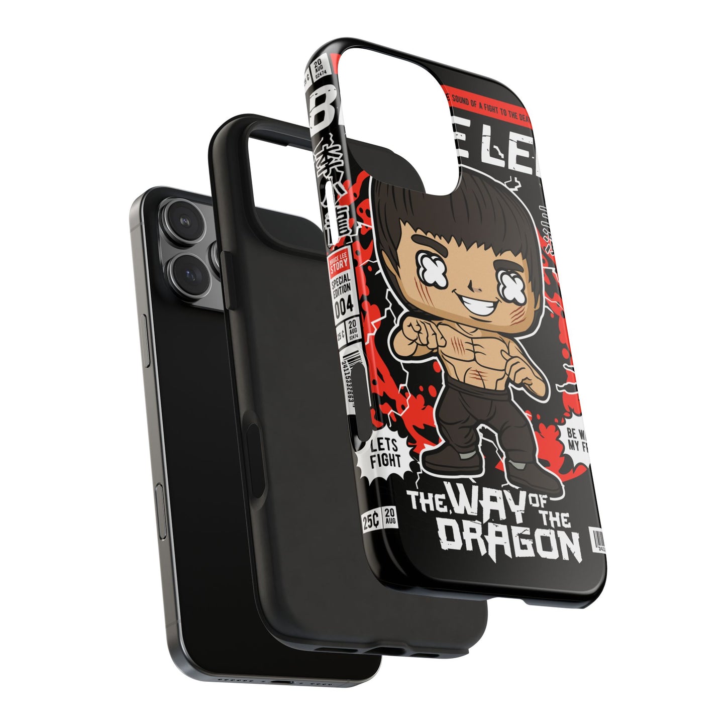 Bruce Lee Tough Phone Case - Way of the Dragon Design
