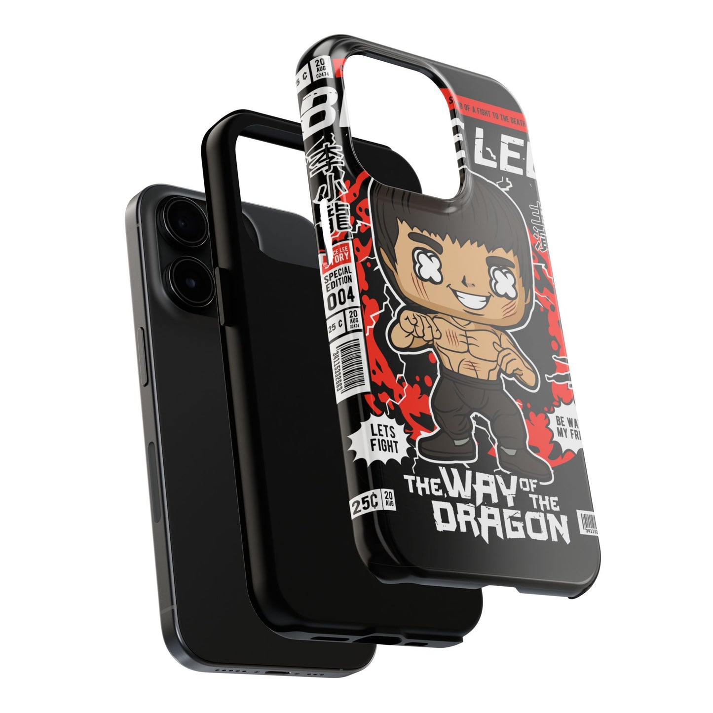 Bruce Lee Tough Phone Case - Way of the Dragon Design