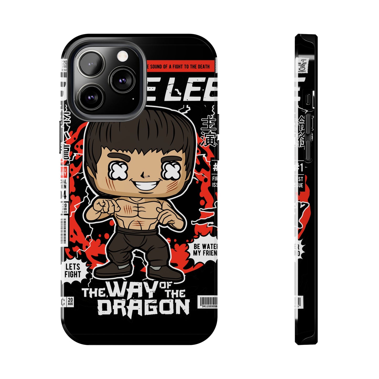 Bruce Lee Tough Phone Case - Way of the Dragon Design