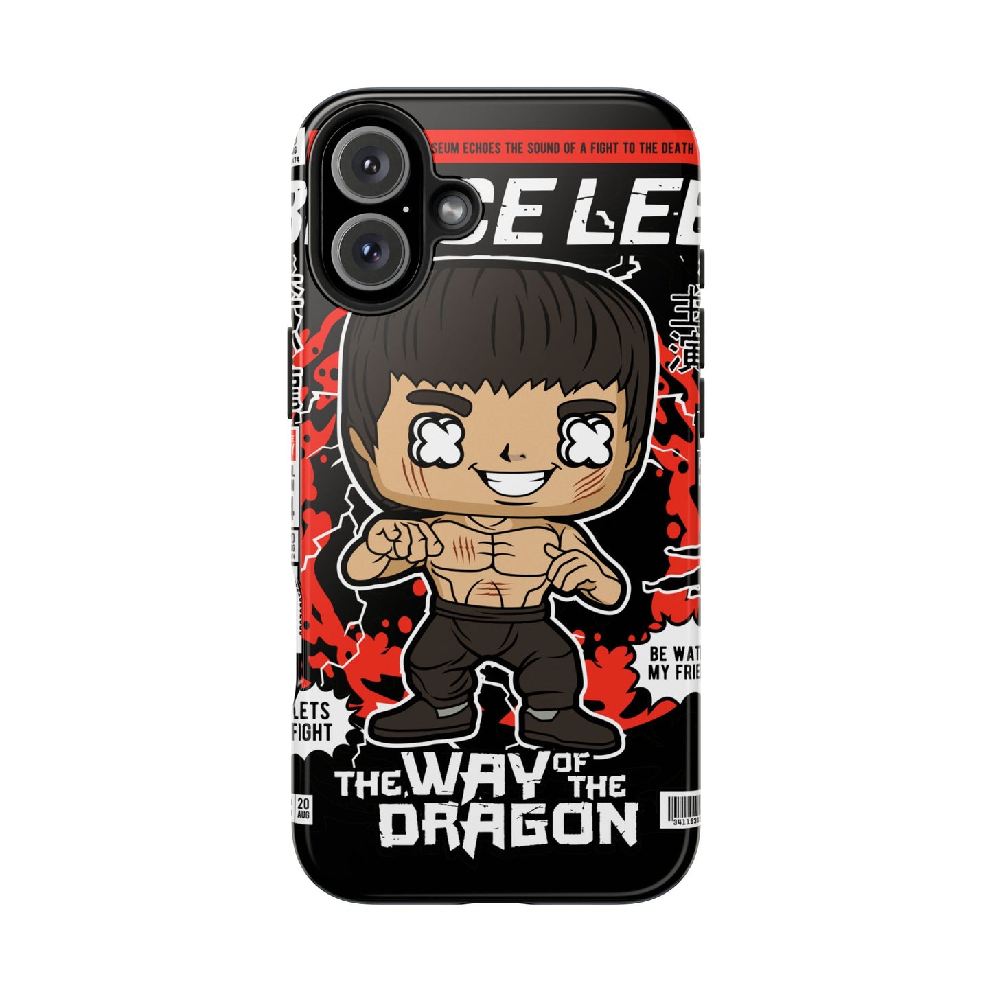 Bruce Lee Tough Phone Case - Way of the Dragon Design