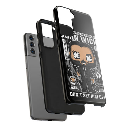 John Wick Tough Phone Case - Don't Set Him Off - Perfect for Action Movie Fans