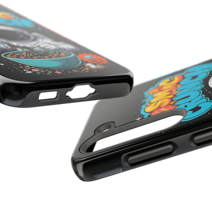 Cosmic Crunch Tough Phone Case - Galactic Vibes for Space Lovers