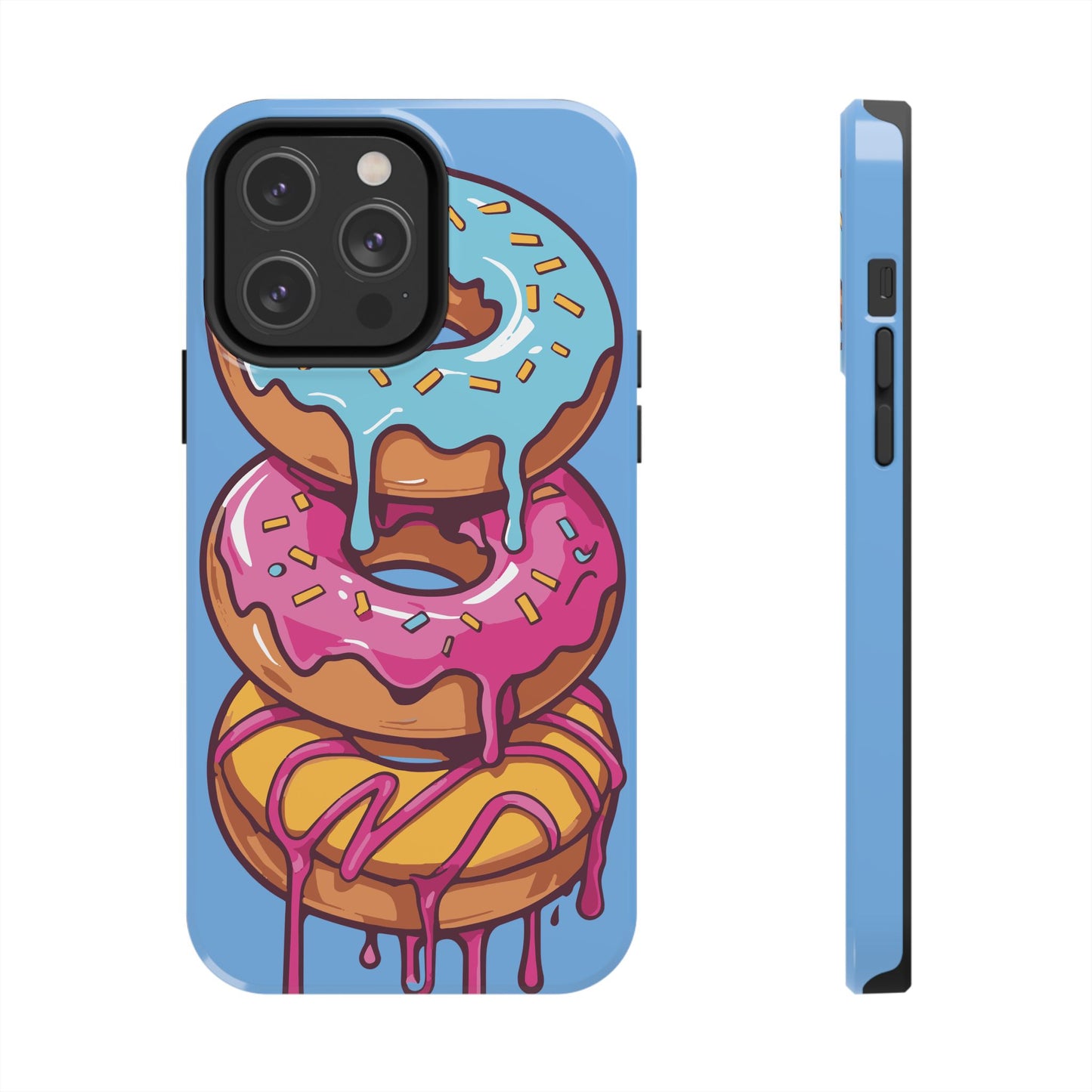 Whimsical Donut Tough Phone Case - Fun & Colorful Protection