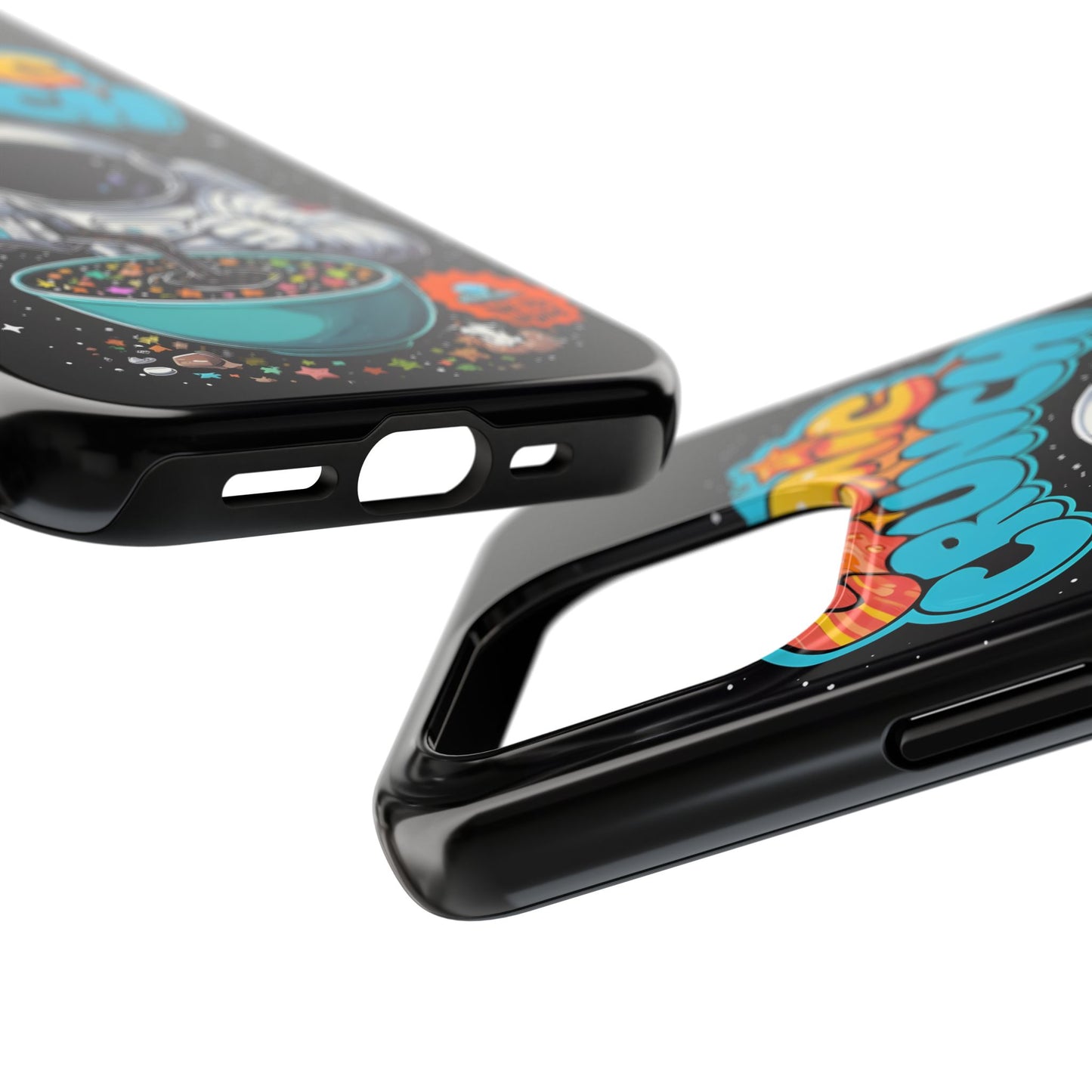 Cosmic Crunch Tough Phone Case - Galactic Vibes for Space Lovers