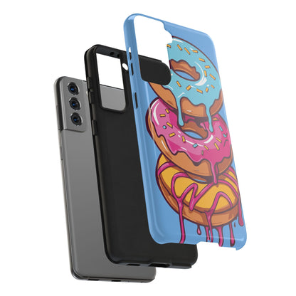 Whimsical Donut Tough Phone Case - Fun & Colorful Protection