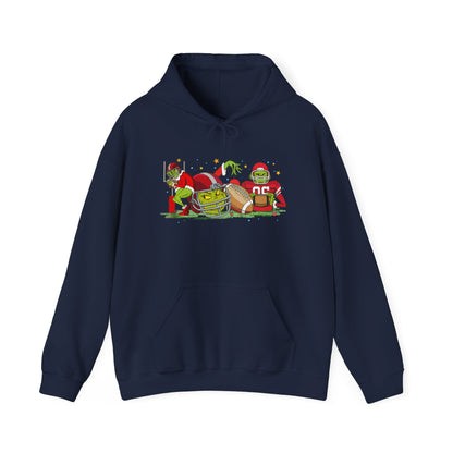 Grinch-Inspired  Hoodie, Cozy Winter Sweatshirt, Funny Holiday Apparel, Perfect for Christmas, Gift for Friends & Family