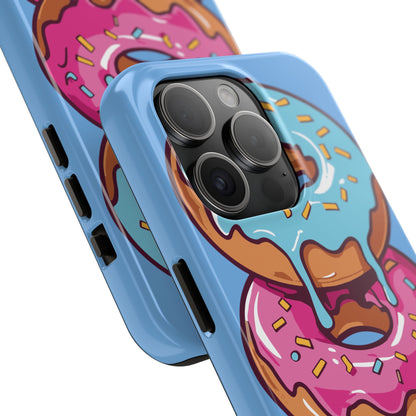 Whimsical Donut Tough Phone Case - Fun & Colorful Protection