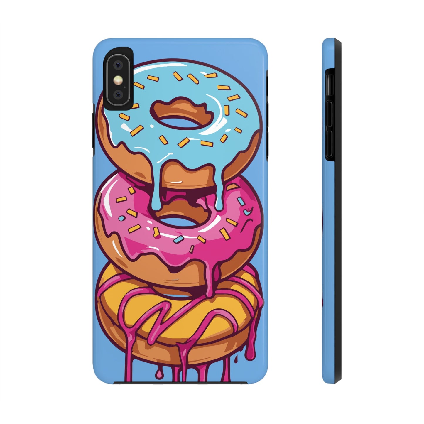 Whimsical Donut Tough Phone Case - Fun & Colorful Protection