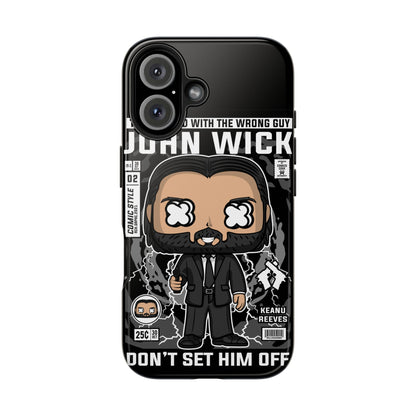 John Wick Tough Phone Case - Don't Set Him Off - Perfect for Action Movie Fans