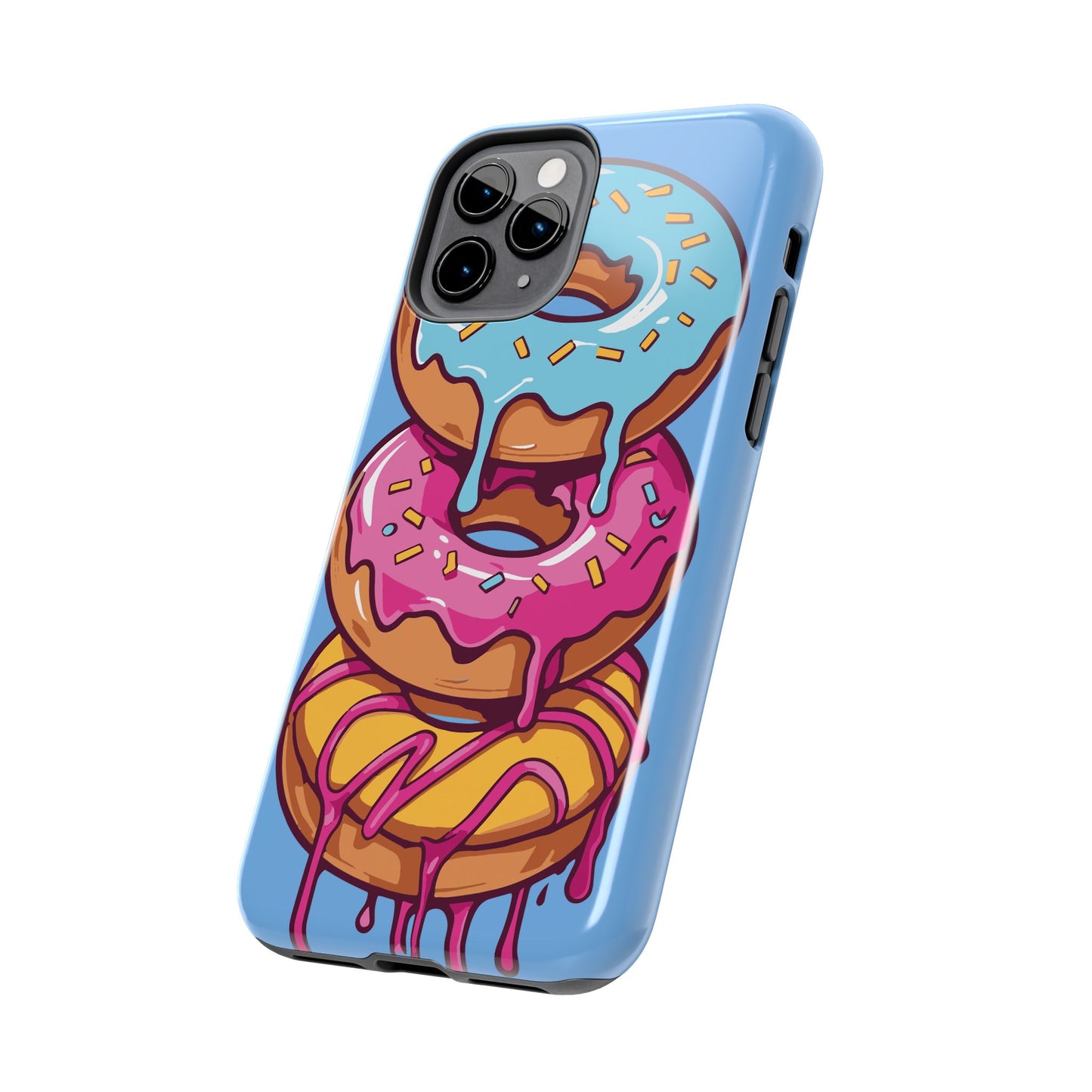 Whimsical Donut Tough Phone Case - Fun & Colorful Protection