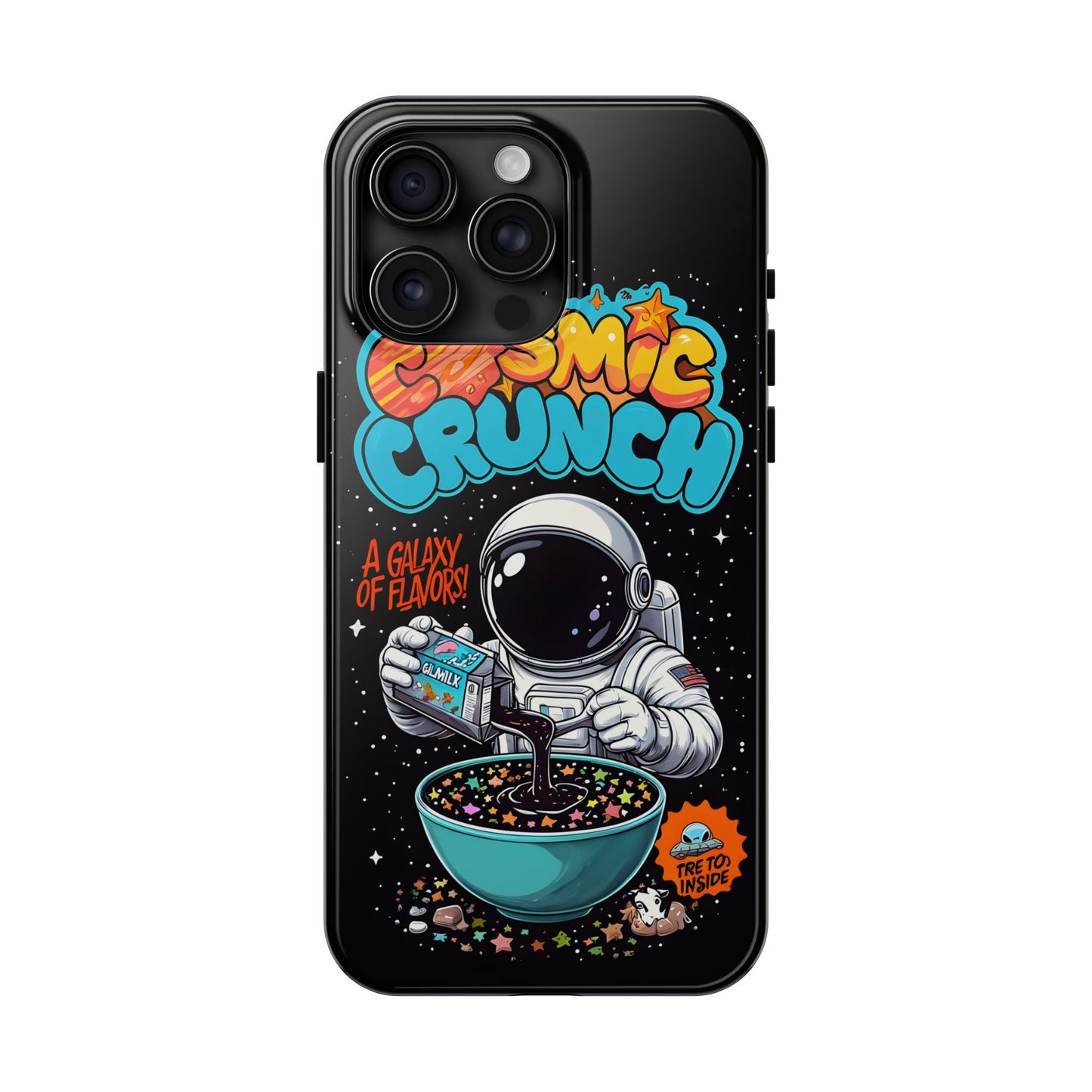 Cosmic Crunch Tough Phone Case - Galactic Vibes for Space Lovers