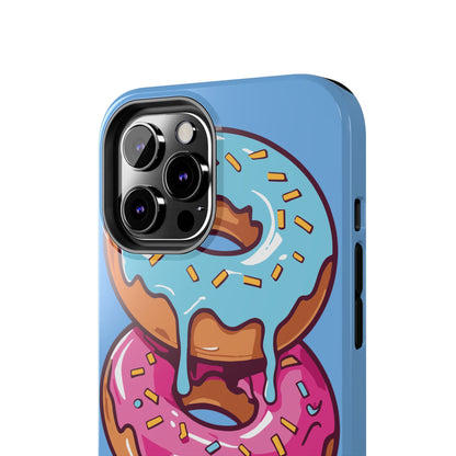 Whimsical Donut Tough Phone Case - Fun & Colorful Protection