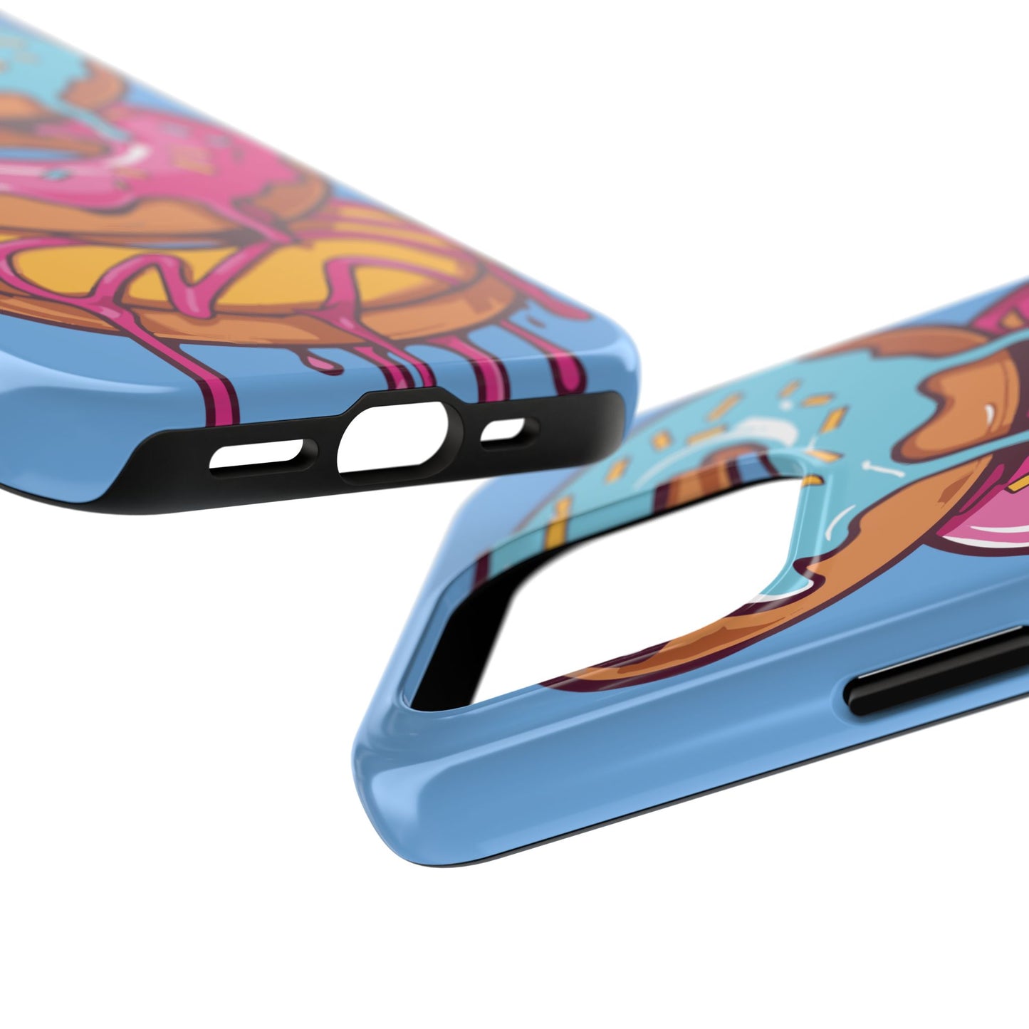 Whimsical Donut Tough Phone Case - Fun & Colorful Protection