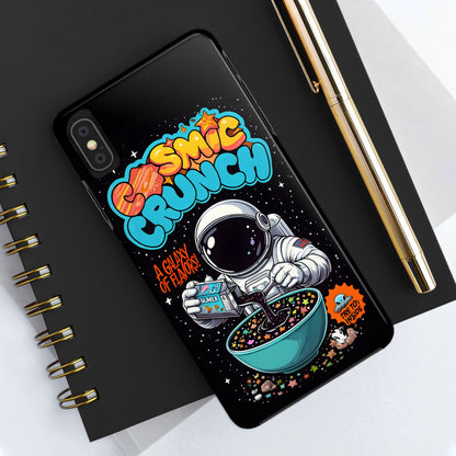 Cosmic Crunch Tough Phone Case - Galactic Vibes for Space Lovers