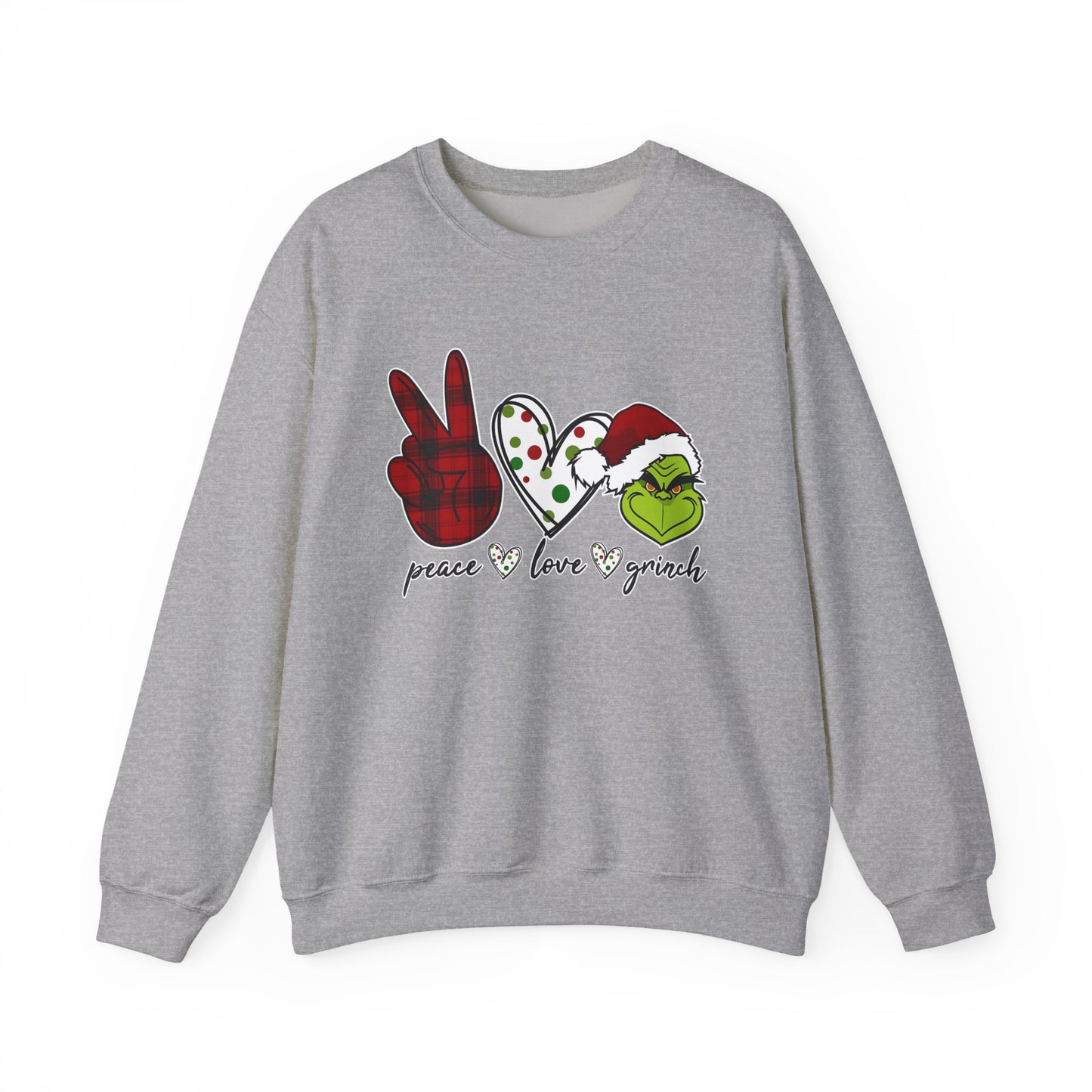 Peace Love Friends Christmas Sweatshirt, Cozy Holiday Crewneck, Unisex Christmas Gift, Festive Sweatshirt, Winter Apparel