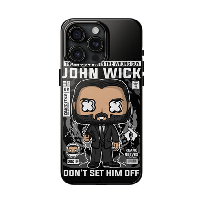 John Wick Tough Phone Case - Don't Set Him Off - Perfect for Action Movie Fans