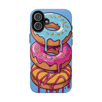 Whimsical Donut Tough Phone Case - Fun & Colorful Protection