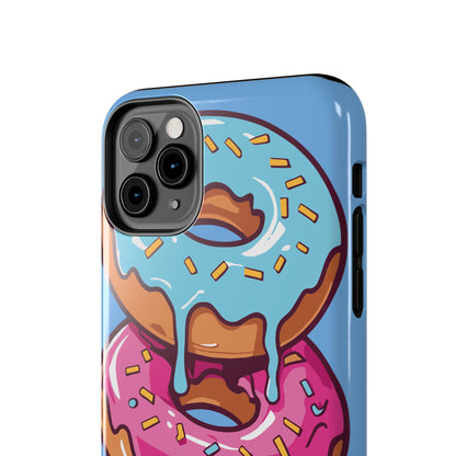 Whimsical Donut Tough Phone Case - Fun & Colorful Protection