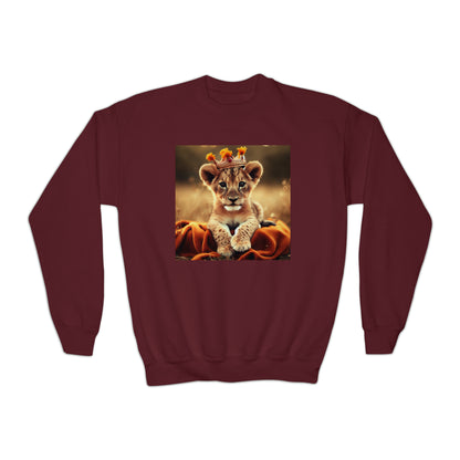 Youth king lion long sleeve t-shirt