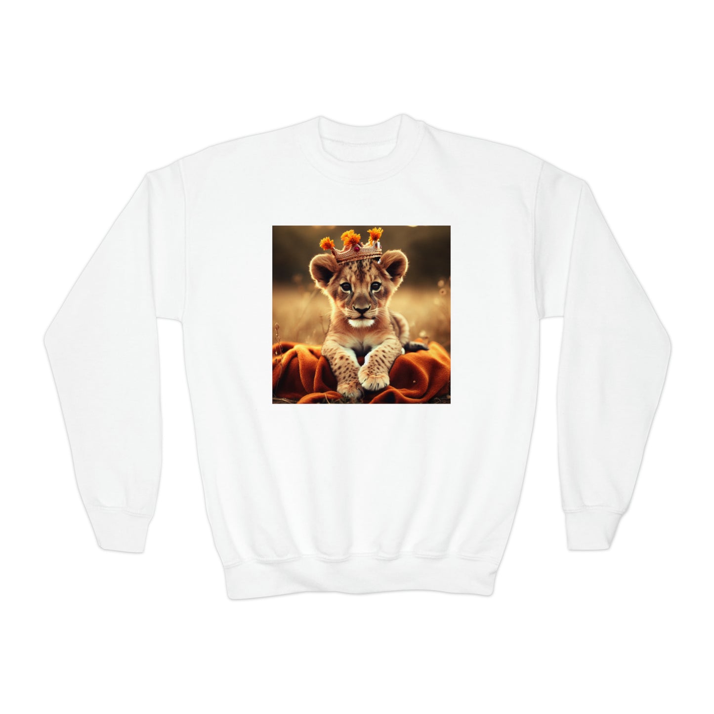 Youth king lion long sleeve t-shirt