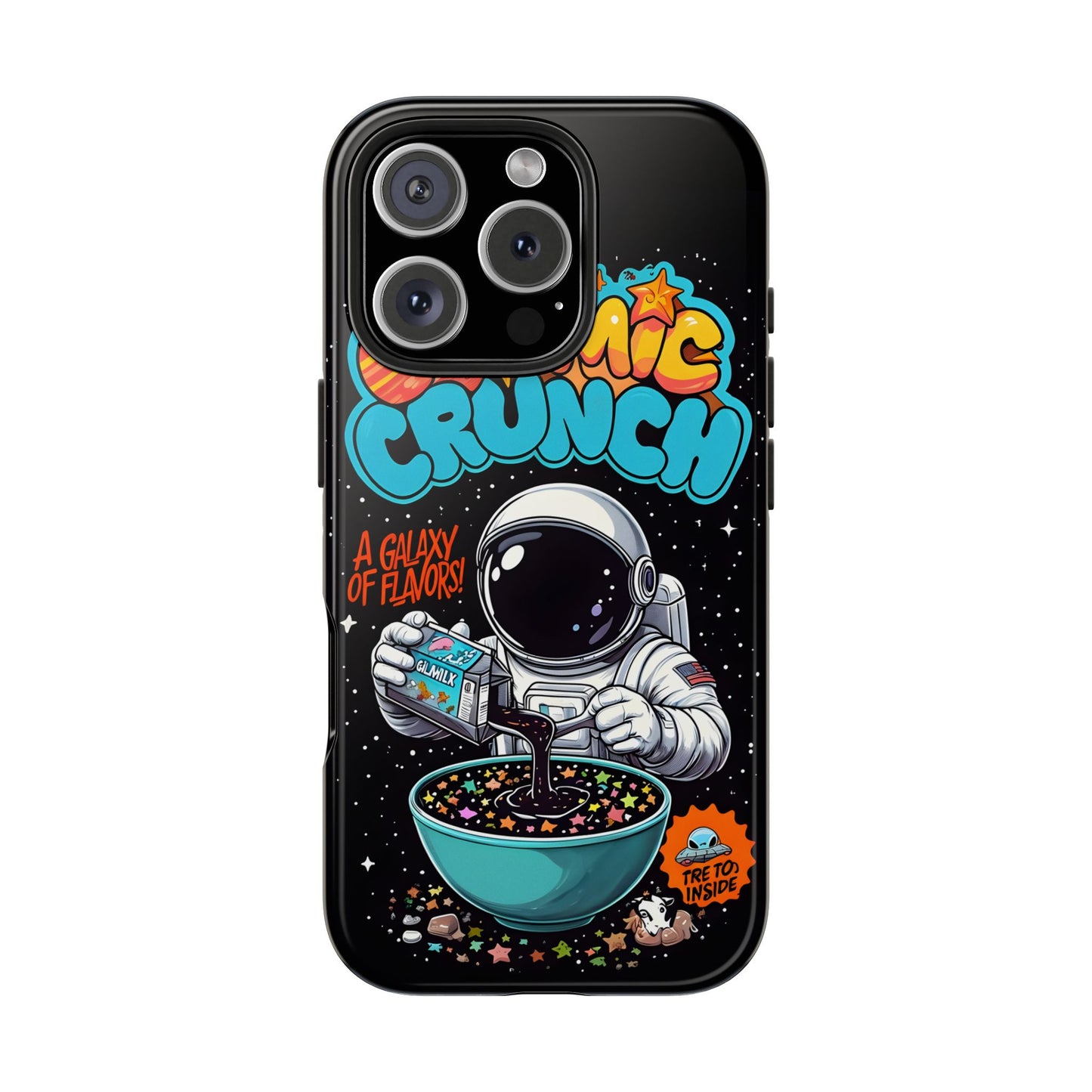 Cosmic Crunch Tough Phone Case - Galactic Vibes for Space Lovers