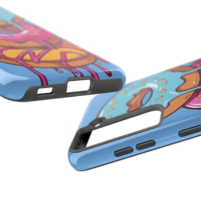 Whimsical Donut Tough Phone Case - Fun & Colorful Protection