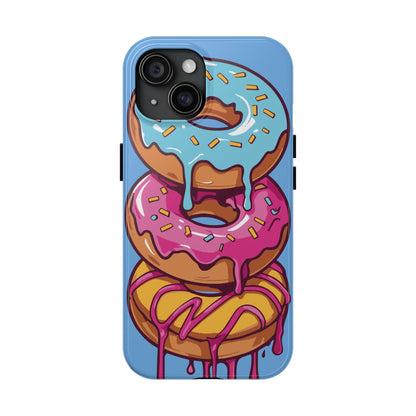 Whimsical Donut Tough Phone Case - Fun & Colorful Protection