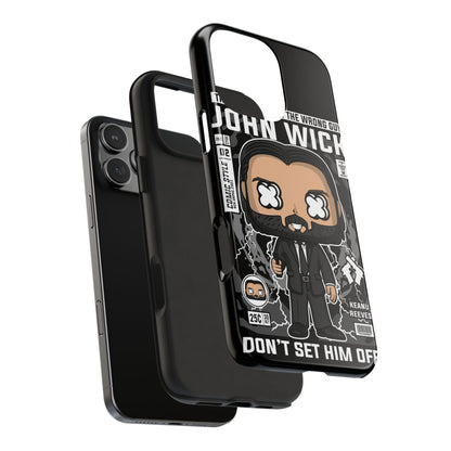 John Wick Tough Phone Case - Don't Set Him Off - Perfect for Action Movie Fans