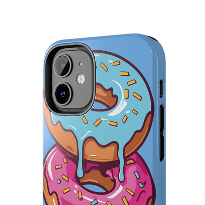 Whimsical Donut Tough Phone Case - Fun & Colorful Protection