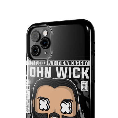 John Wick Tough Phone Case - Don't Set Him Off - Perfect for Action Movie Fans