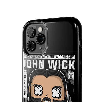 John Wick Tough Phone Case - Don't Set Him Off - Perfect for Action Movie Fans