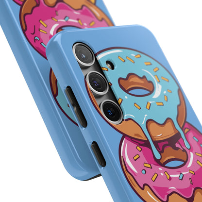 Whimsical Donut Tough Phone Case - Fun & Colorful Protection