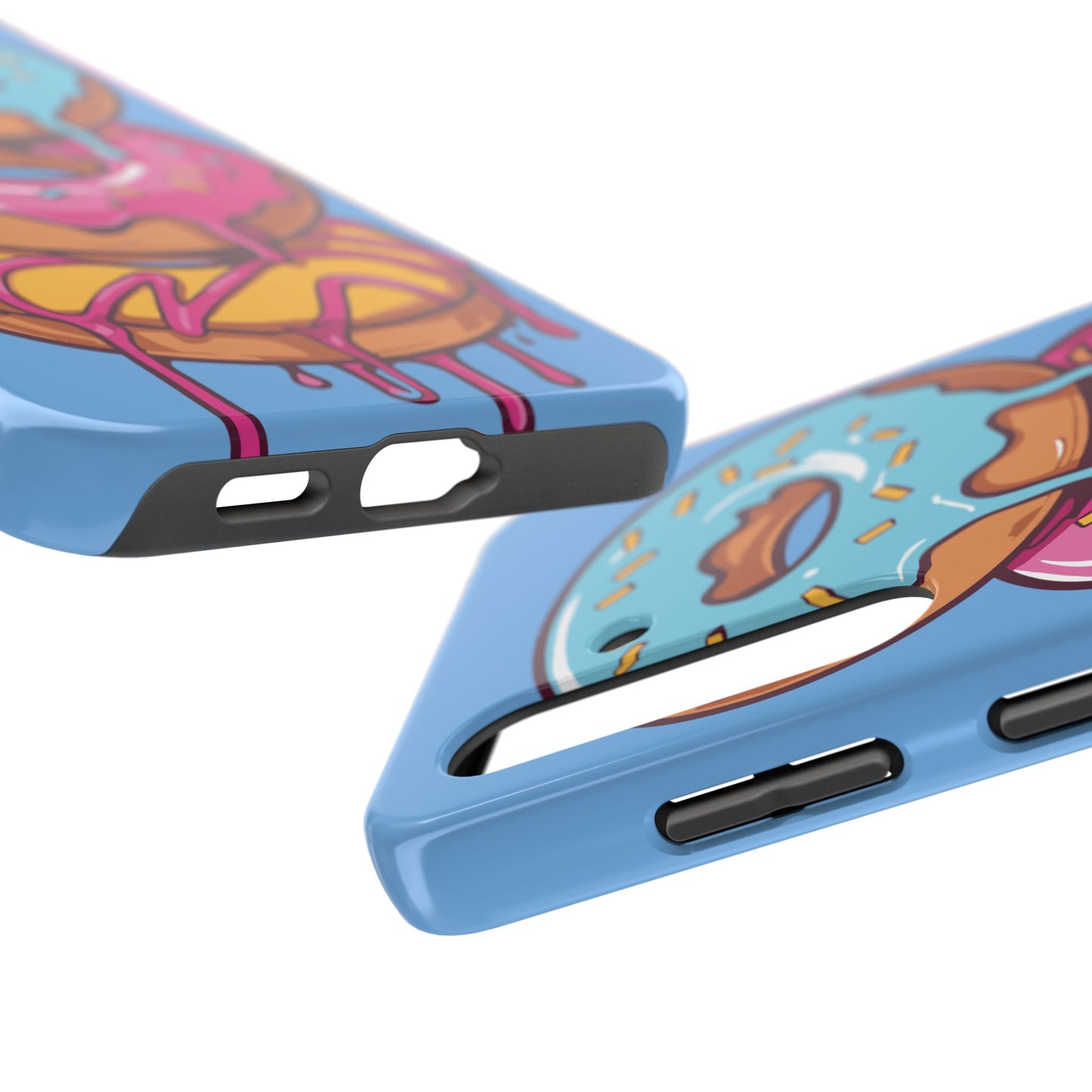 Whimsical Donut Tough Phone Case - Fun & Colorful Protection