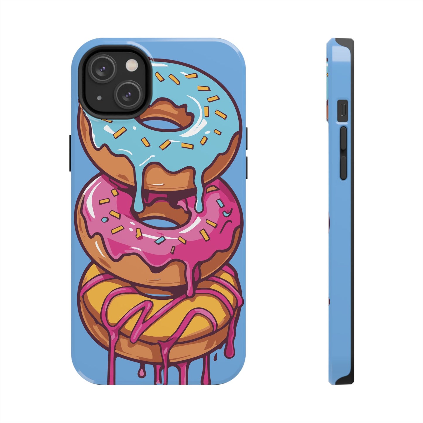 Whimsical Donut Tough Phone Case - Fun & Colorful Protection