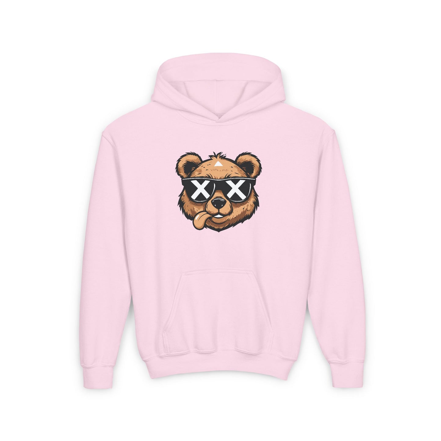 Youth Cool Bear Hoodie – Trendy and Fun Design for Kids