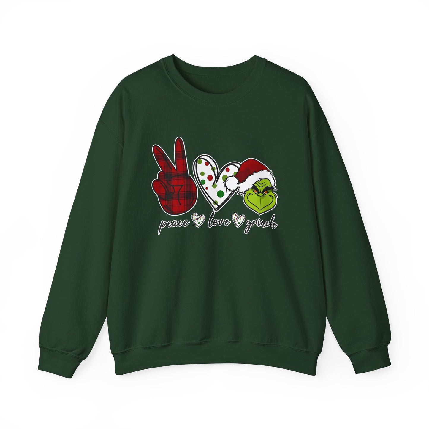 Peace Love Friends Christmas Sweatshirt, Cozy Holiday Crewneck, Unisex Christmas Gift, Festive Sweatshirt, Winter Apparel