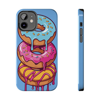 Whimsical Donut Tough Phone Case - Fun & Colorful Protection
