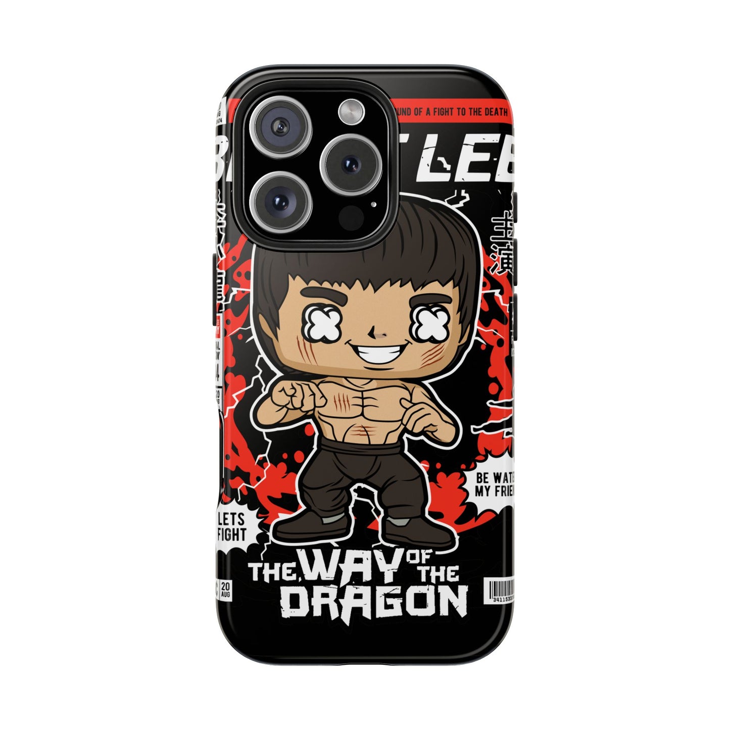 Bruce Lee Tough Phone Case - Way of the Dragon Design