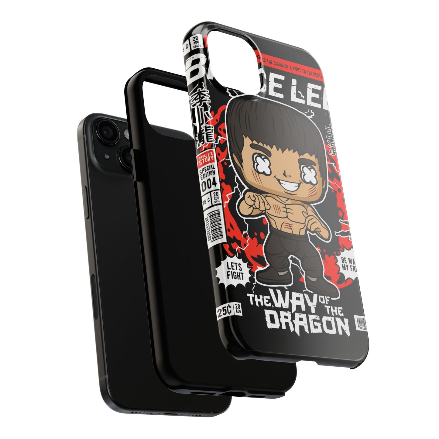 Bruce Lee Tough Phone Case - Way of the Dragon Design