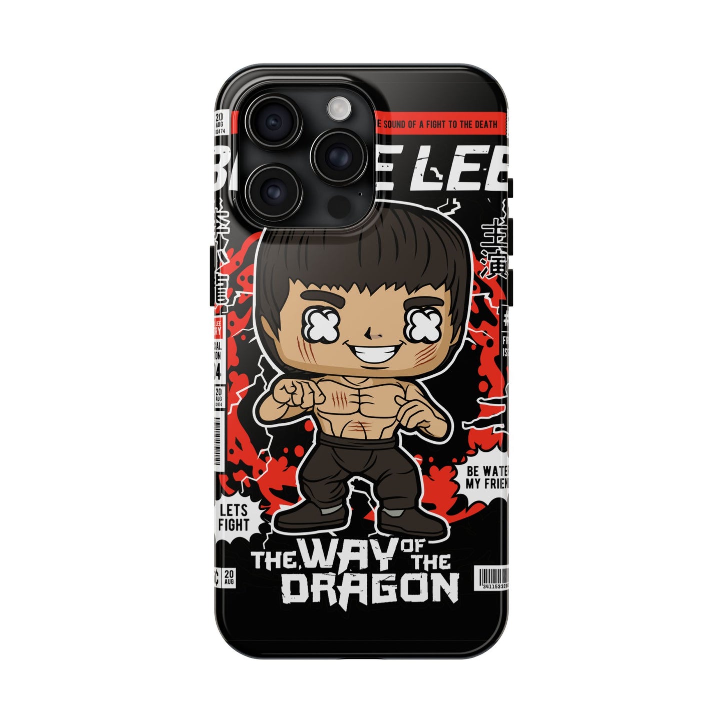 Bruce Lee Tough Phone Case - Way of the Dragon Design