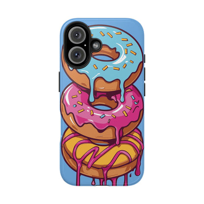 Whimsical Donut Tough Phone Case - Fun & Colorful Protection