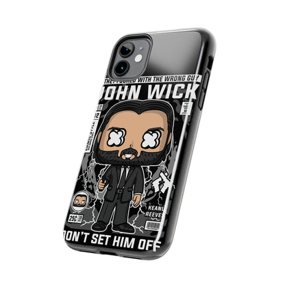John Wick Tough Phone Case - Don't Set Him Off - Perfect for Action Movie Fans
