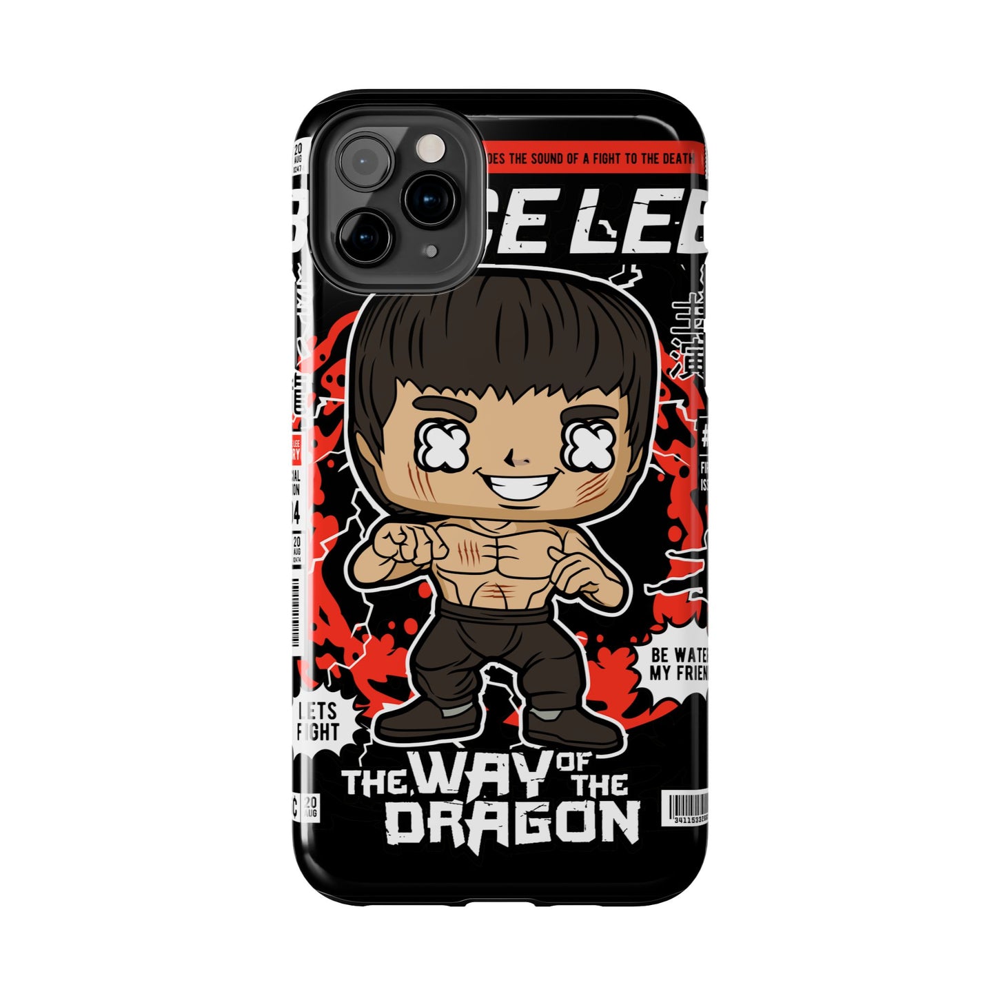Bruce Lee Tough Phone Case - Way of the Dragon Design