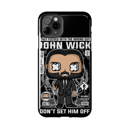 John Wick Tough Phone Case - Don't Set Him Off - Perfect for Action Movie Fans