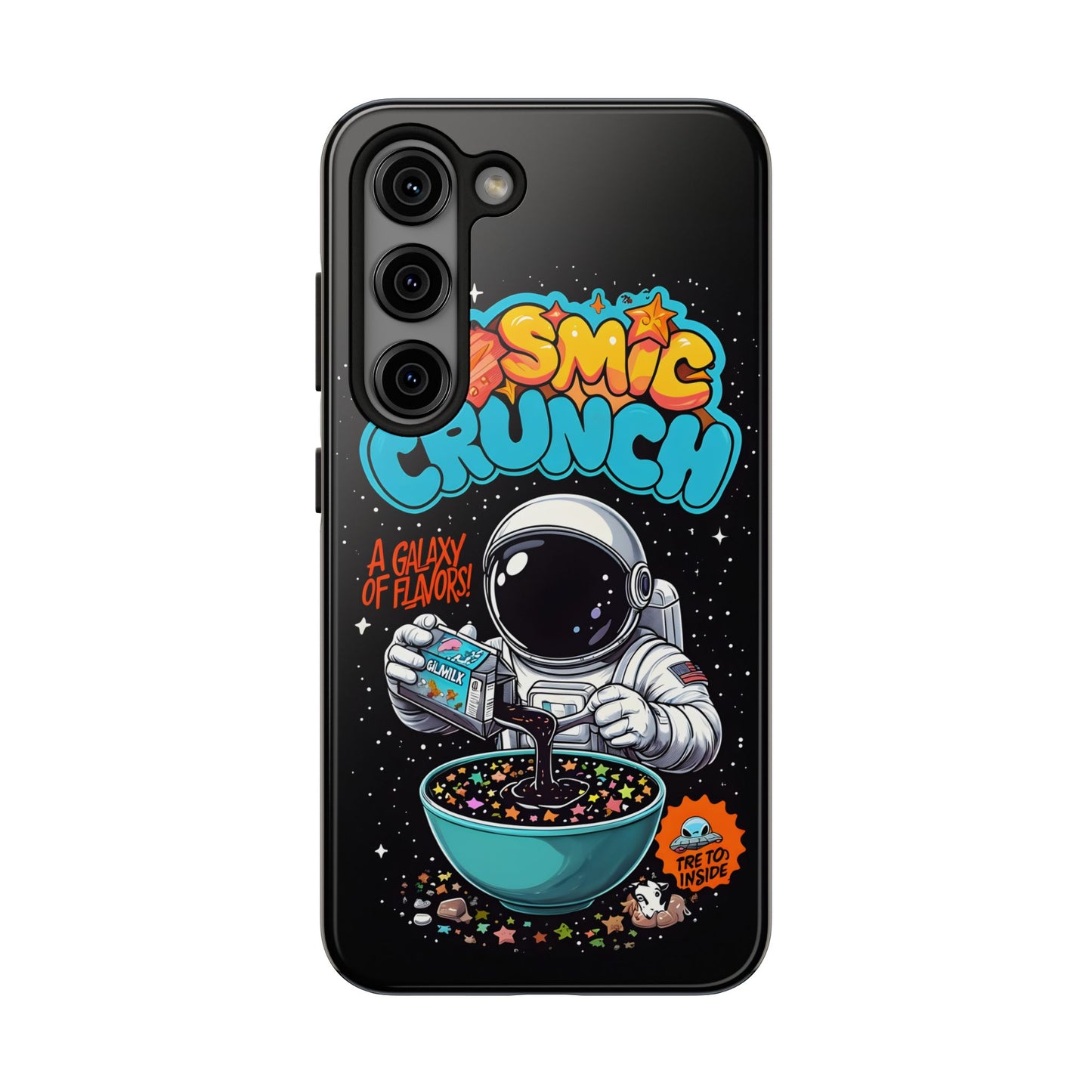 Cosmic Crunch Tough Phone Case - Galactic Vibes for Space Lovers