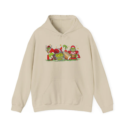 Grinch-Inspired  Hoodie, Cozy Winter Sweatshirt, Funny Holiday Apparel, Perfect for Christmas, Gift for Friends & Family