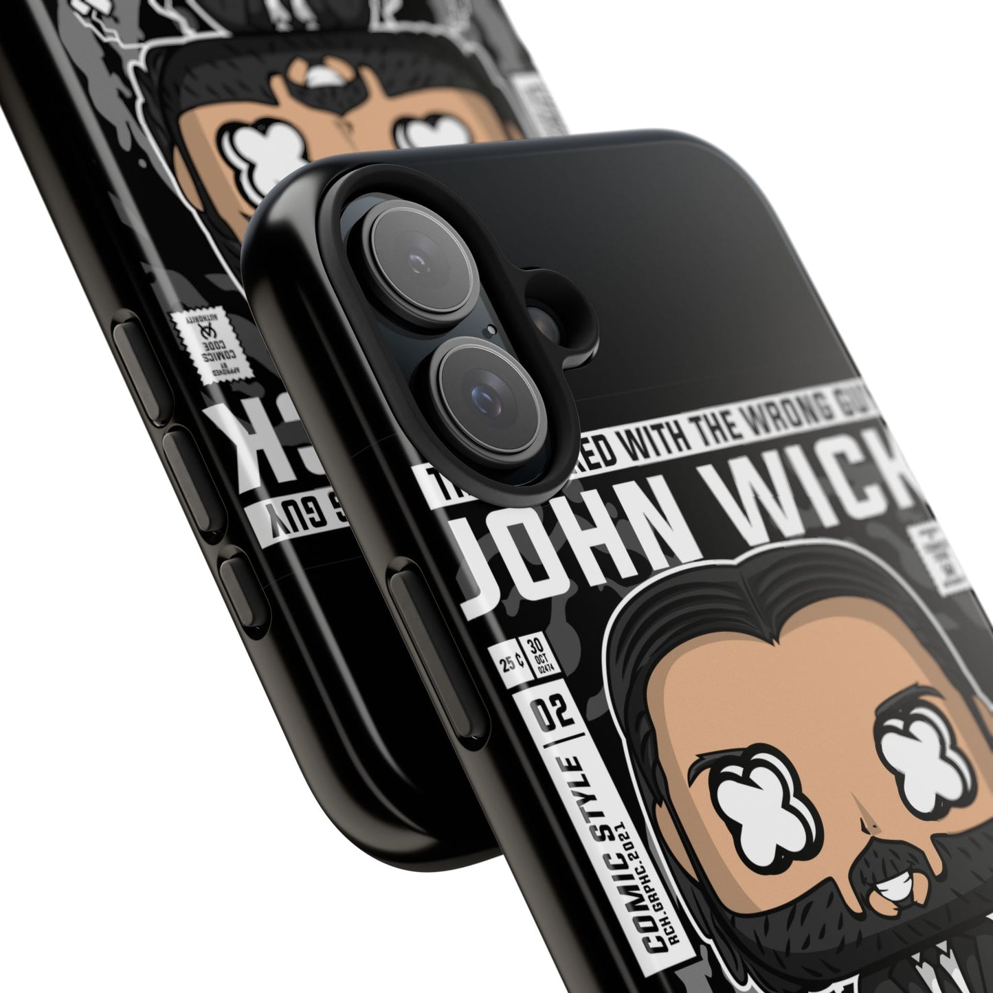 John Wick Tough Phone Case - Don't Set Him Off - Perfect for Action Movie Fans