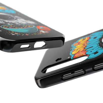 Cosmic Crunch Tough Phone Case - Galactic Vibes for Space Lovers