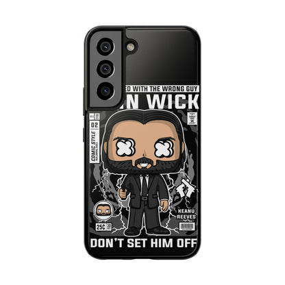 John Wick Tough Phone Case - Don't Set Him Off - Perfect for Action Movie Fans