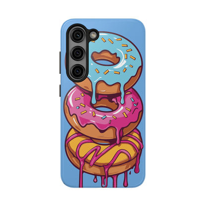 Whimsical Donut Tough Phone Case - Fun & Colorful Protection